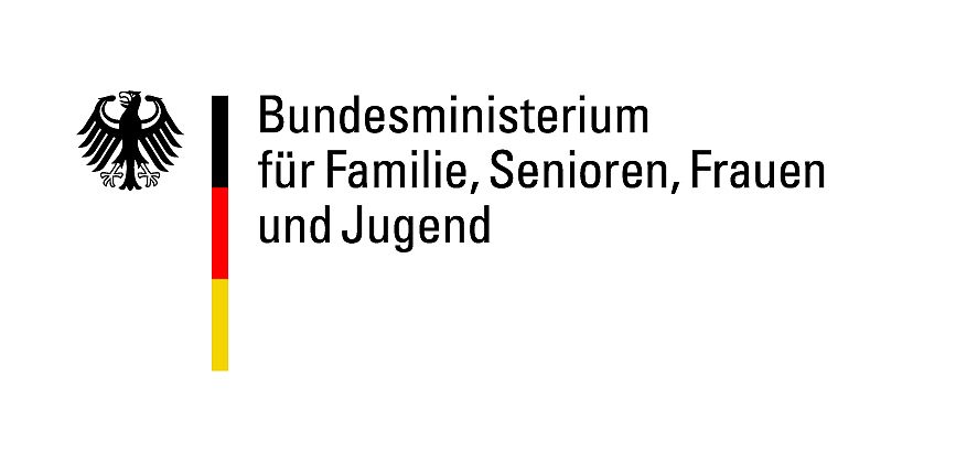 Logo: Bundesministerium für Familie, Senioren, Frauen und Jugend